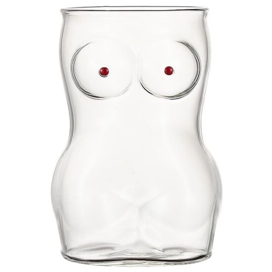  650ml thickened borosilicate glass beer glass with handle, ergonomic design