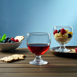 European thick brandy snifter glass with tulip shape for liquor and beer