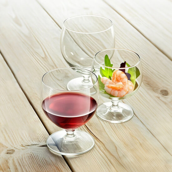  European thick brandy snifter glass with tulip shape for liquor and beer