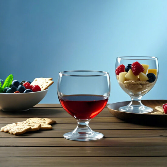  European thick brandy snifter glass with tulip shape for liquor and beer