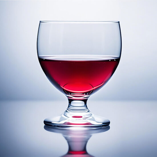  European thick brandy snifter glass with tulip shape for liquor and beer